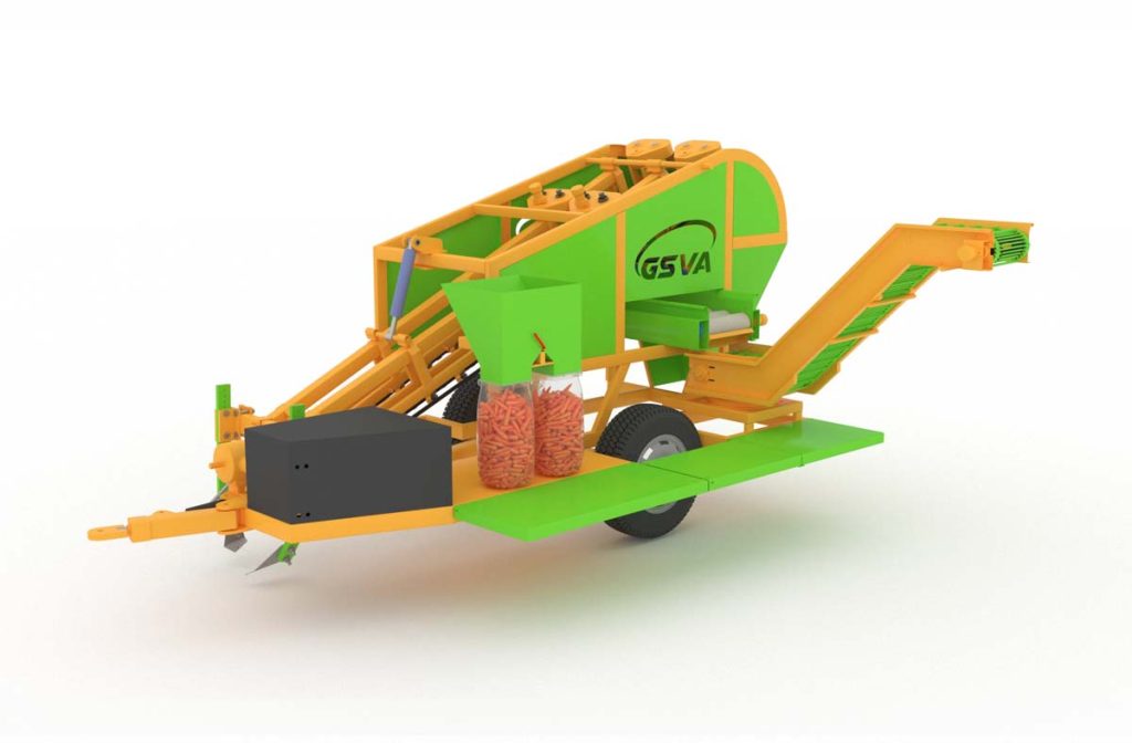 دستگاه برداشت هویج اتوماتیک